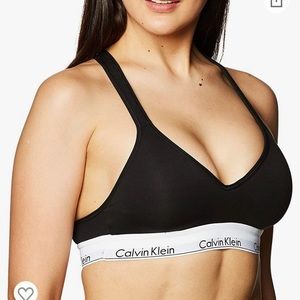 Black Calvin Klein bra